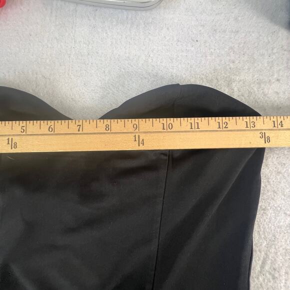 NBD Revolve Patricia Bodysuit Womens Small Black Sweetheart Halter Top Neutral - Picture 13 of 13